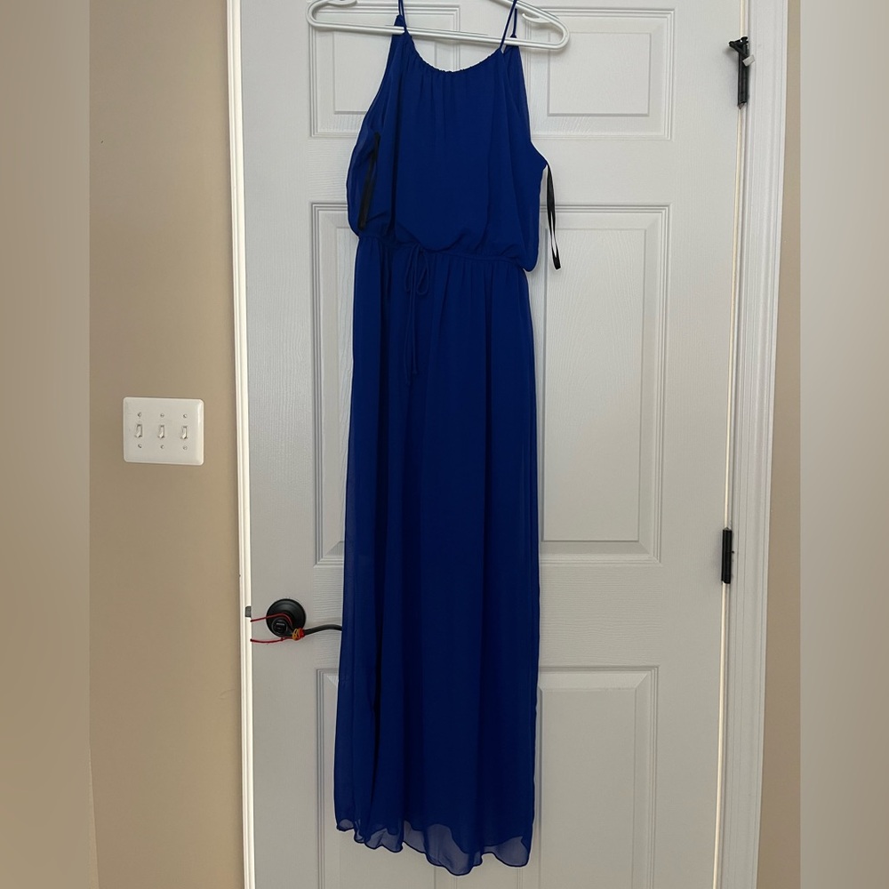 Blue maxi dress, Medium, never worn